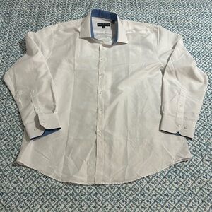 Society Of Threads Blue Patterned Shirt